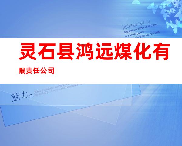 灵石县鸿远煤化有限责任公司